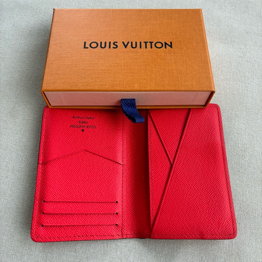 Louis Vuitton Taigarama Neon Monogram Bi fold Wallet card organizer men’s women - Picture 4 of 9